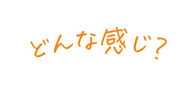 どんな感じ